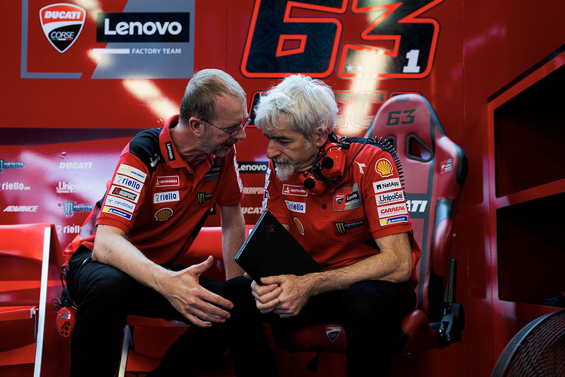 Davide Barana (left) with Gigi Dall'Igna (right)