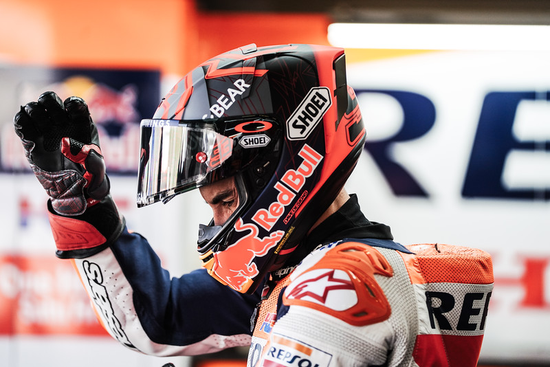 Marc Marquez at the Andalusia round of MotoGP at Jerez, Photo Cormac Ryan-Meenan